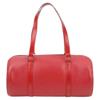 Louis Vuitton Pre-owned Handbags, female, Red, Size: ONE SIZE Pre-owned M52227 Supploa Tote and Shoulder Bag