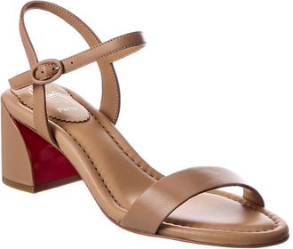Christian Louboutin Miss Jane 55 Leather Sandal