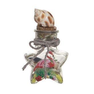 Beachcombers 3.14 Gls Btl With Flamingo Sand & Toys in Pink at Nordstrom