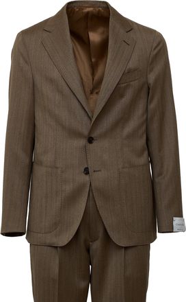 Caruso Aida Classic Lapel Single-Breasted Suit