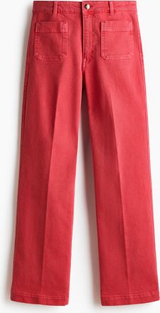 H&M Wide High Jeans - Orange