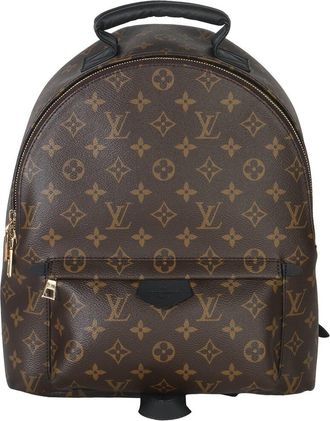 Louis Vuitton Brown Canvas Monogram Palm Springs Mm (Authentic Pre-Loved)