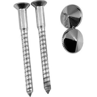 Duravit Duravit - Montaje (par) Con Cabeza Ornamental, Cromado, 0067001000