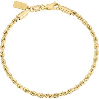 Set & Stones Loren Rope Bracelet in Gold at Nordstrom