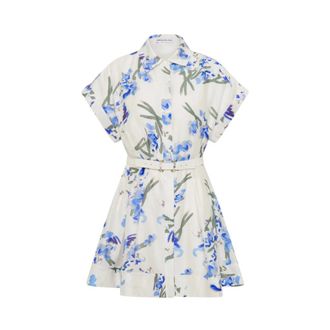 Rebecca Vallance Shirt Dresses, female, Multicolor, Size: 2XS Bluebell Meadow Shirt Dress