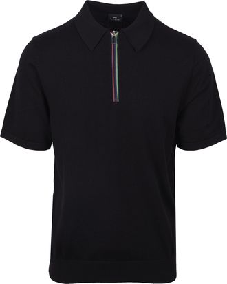 Paul Smith Mens SWEATER SS POLO BLACK Cotton - Size X-Large