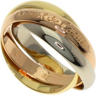 Cartier Trinity Yellow Gold (18K) Pink Gold (18K) White Gold (18K) Band Ring (Pre-Owned)