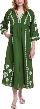Jude Connally Jude Connally Clementine Linen-Blend Maxi Dress