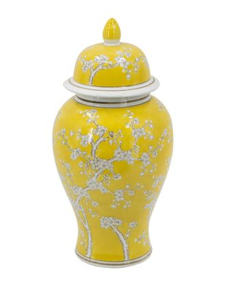 A&B Home Plum Blossom Ginger Jar