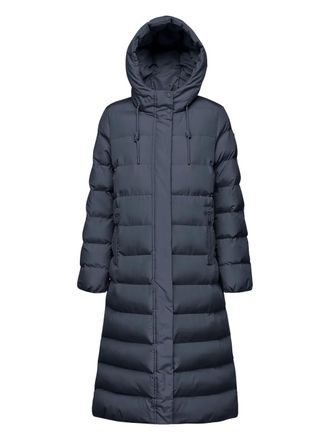 Geox hooded quilted coat - Blue