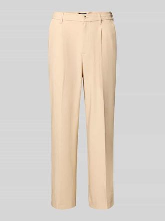 Mc Neal Straight Fit Stoffhose mit Viskose-Anteil in Kitt, Gr&ouml;&szlig;e XXL