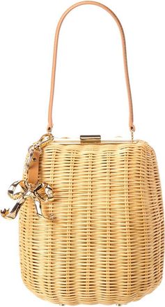 Self Portrait Rattan Bag
