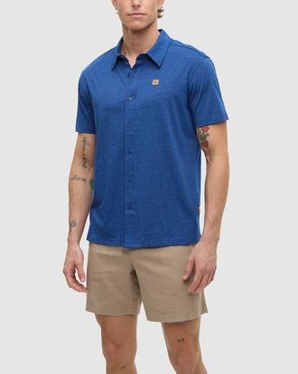 tentree Hawthorn Shirt in Nightfall Heather at Nordstrom, Size Xx-Large