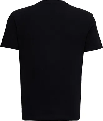 Tom Ford Mens Black Crewneck T-Shirt Cotton T-Shirts And Polos