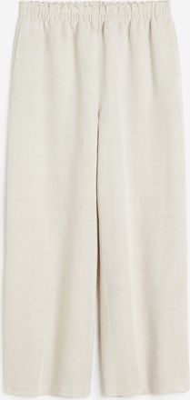 H&M Kn&ouml;chelhose aus Leinenmix - Beige
