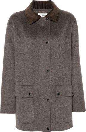P.A.R.O.S.H. wool coat - women - Wool - M - Brown