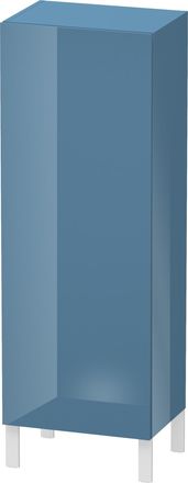 Duravit Armario Semi Alto Duravit L-cube, Anchura 500mm, Profundidad 363mm, 1 Puerta, Abatible A La Izquierda, Color: Laca De Alto Brillo Stone Blue - Lc1179l