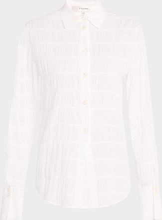 Frame Denim The Smocked Shirt