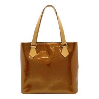 Louis Vuitton Pre-owned Tote Bags, female, Brown, Size: ONE SIZE Pre-owned Monogram Vernis Tote Bag
