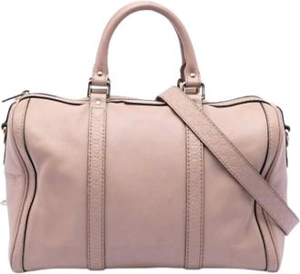 Gucci Pre-owned Handbags, female, Pink, Size: ONE SIZE Pre-owned Vintage Satchel