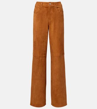 Stouls Mytheo suede wide-leg pants