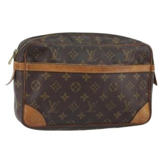 Louis Vuitton Clutch in tela Pre-owned - - Pre-owned - Donna - Marrone - ONE SIZE