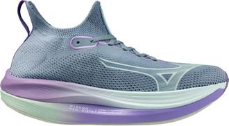 Mizuno Womens Neo Vista Running Shoes In Citadel Bay Paisley Purple