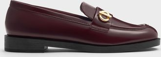 Charles & Keith Marley Metallic-Accent Loafers