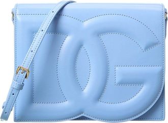 Dolce & Gabbana Logo Leather Shoulder Bag