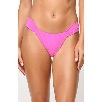 L*Space Dolce Full Bikini Bottoms in Sweetheart at Nordstrom, Size X-Large