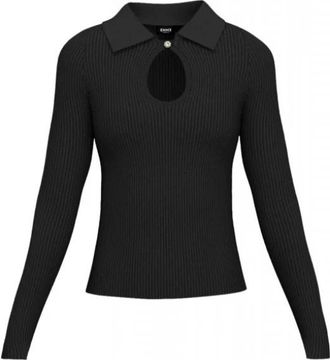 Marella Polo Shirt - Dames - Polos - Zwart - L - Tops