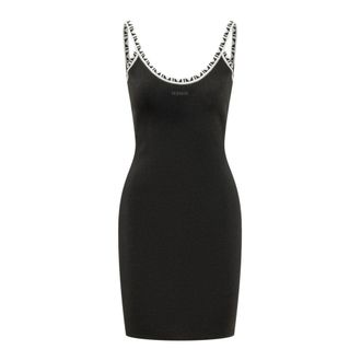 Versace Dames, Jurken, Zwart, Maat: M