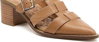 Kelsi Dagger Womens Mitchie Mule Slides In Oatmeal Leather