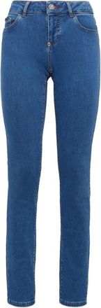 Philipp Plein Denim Broeken Slim Fit - Dames - Skinny Jeans - Blauw - W26 - Denim - Jeans