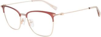 Tumi Demo Square Ladies Eyeglasses VTU518 0W46 53