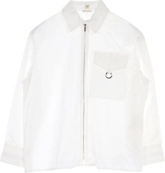 Herm&egrave;s Camicia con zip anni 2010 - Bianco