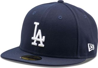 New Era 59Fifty MLB Basic Los Angeles Dodgers Navy Blue Fitted Headwear Cap (7 1/2)