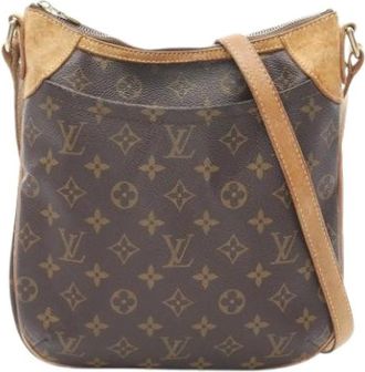Louis Vuitton Pre-owned Cross Body Bags, female, Brown, Size: ONE SIZE Pre-owned Vintage Canvas Cross Body Bag