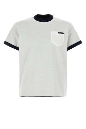Prada White Cotton Reversible T Shirt
