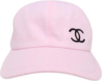 Chanel Pre-owned Accessories, female, Pink, Size: ONE SIZE Pre-owned Vintage Baseball Cap