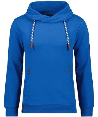 Ragman Sweatshirt RAGMAN, Herren, Gr. M4850, blau (blau, 718), 65% Baumwolle 35% Polyester, regular fit, Sweatshirts Sweatshirt