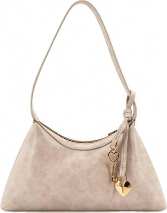 Like Dreams Womens Kaitlyn Heart Locket Shoulder Purse In Cement