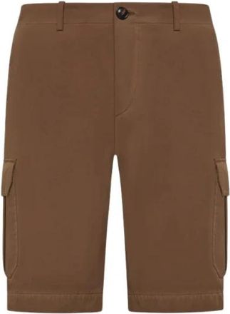 Roberto Ricci Design Technische cargoshorts - Heren - Korte Broeken - Bruin - 4XL - Korte Broeken