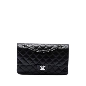 Chanel Pre-owned Vintage Double Flap Shoulder Bag - Dames - Pre-owned - Zwart - Maat: ONE Size Leer