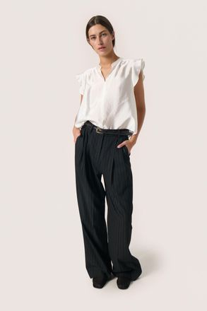 Soaked In Luxury Blouse met korte mouwen Regular fit Whisper White