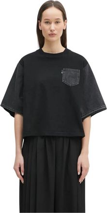 Undercover Katoenen T-shirt - Dames - T-shirts - Zwart - S - Katoen - Tops