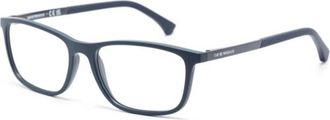 Emporio Armani Optical Frame - Heren - Brillen - Blauw - 55 MM - Accessoires