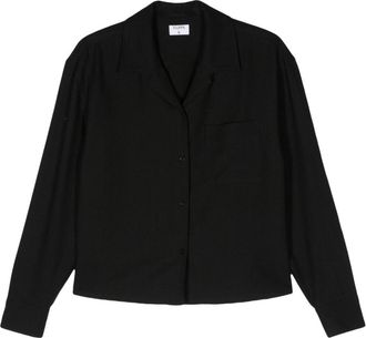 Filippa K Sourced Crepe Cropped Shirt