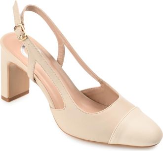 Journee Collection Reignn Pump in Taupe at Nordstrom Rack, Size 8.5