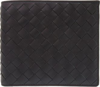 Bottega Veneta Black Intrecciato Wallet (Bi-Fold) (Pre-Owned)